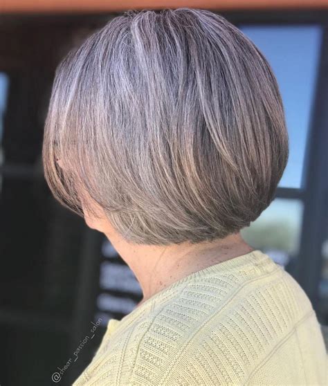 Neat Rounded Bob Haircut For Older Women Cool Hairstyles Older Women Hairstyles