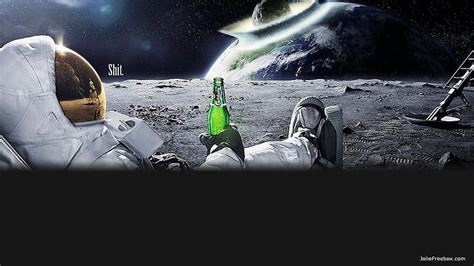 Lunar Lander Lunar Astronaut Drinking Beer On Moon Hd Wallpaper Pxfuel