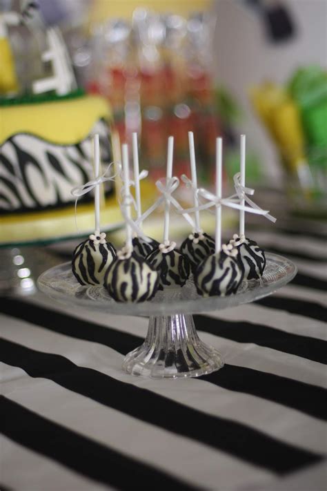 Zebra Birthday Party Ideas Photo 14 Of 14 Catch My Party