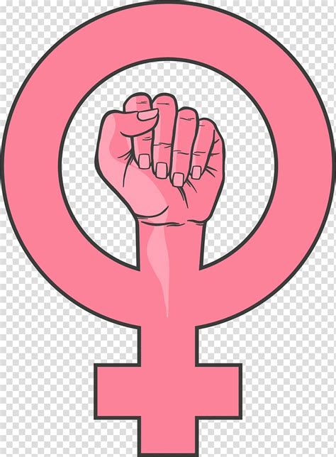 Female Logo Illustration Female Woman Feminism Gender Symbol Hold