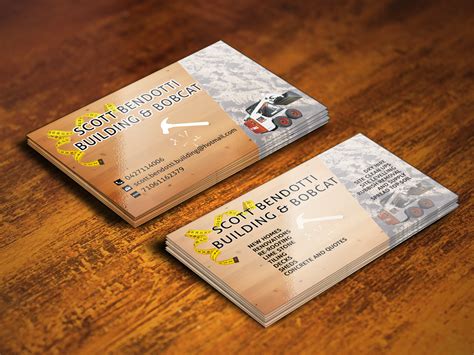 Carpentry Business Card Design For A Company By Sajin Design 3958339