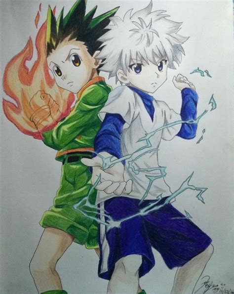 Gon And Killua From Hunter X Hunter By Mailee0321vang Gon Hunter