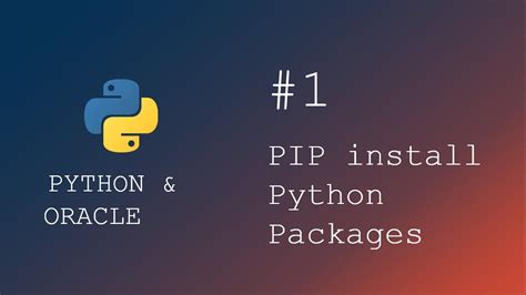 Python How To Install Python Packages Youtube