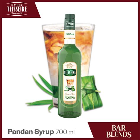 Mathieu Teisseire Pandan Flavored Syrup Shopee Philippines