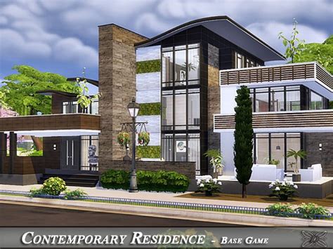 The Sims Resource Contemporary Residence By Danuta720 • Sims 4 Downloads