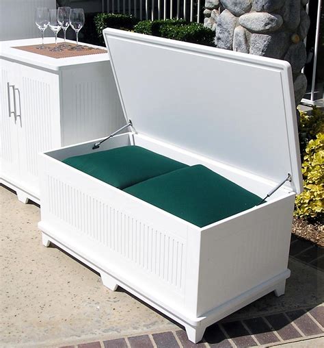 Outdoor Furniture Cushion Storage Ideas • Deck Storage Box Ideas