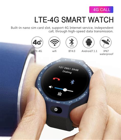 Lemfo Lem9 4g Smartwatch Phone Gray