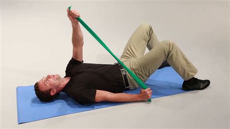 Resisted Supine Diagonal Shoulder Flexion Post Stroke Exercise Youtube