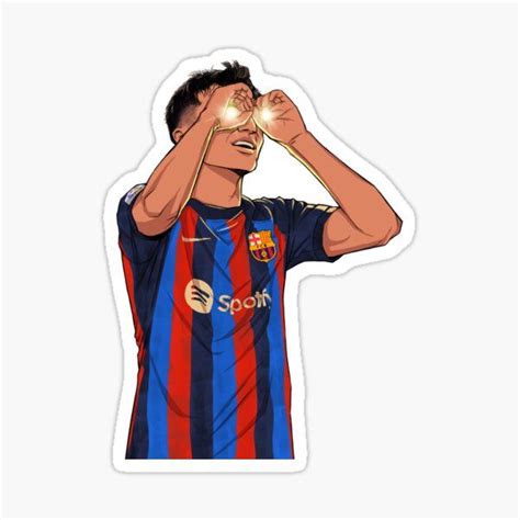 Pedri Barca Stickers For Sale Football Stickers Stickers Barcelona Team