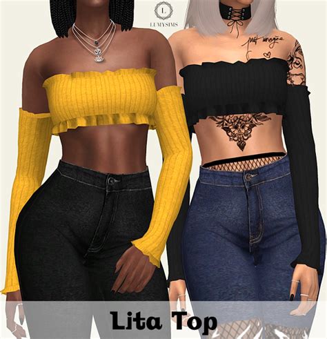 Sims 4 Ccs The Best Clothing By Lumysims Sims 4 Clothing Sims 4