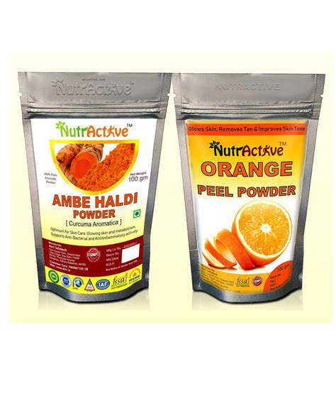 Nutractive Ambe Haldi And Orange Peel Powder 200 Gm Pack Of 2 Buy
