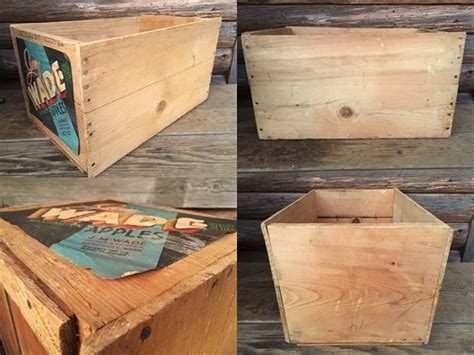 Vintage Wood Jm Wade Fruit Crate Box Dj41 2000toys Antique Mall