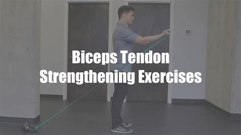 Biceps Tendon Strengthening Youtube