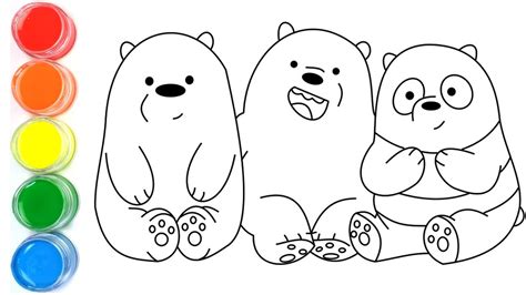 Cara menggambar bola dengan gampang dapat kalian perhatikan pada tutorial berikut ini. Cara Menggambar dan Mewarnai Panda (We Bare Bears) Untuk ...