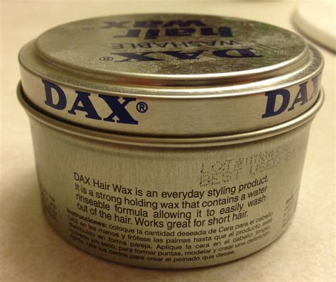 Enriched with a blend of oils, daily application will improve the overall condition and appearance of hair. The Roosters Den: Dax Washable Hair Wax Review