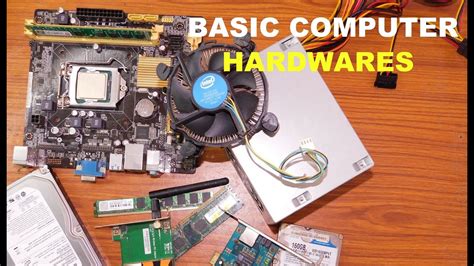 What Are The Basic Computer Hardwares Computer Basics Youtube
