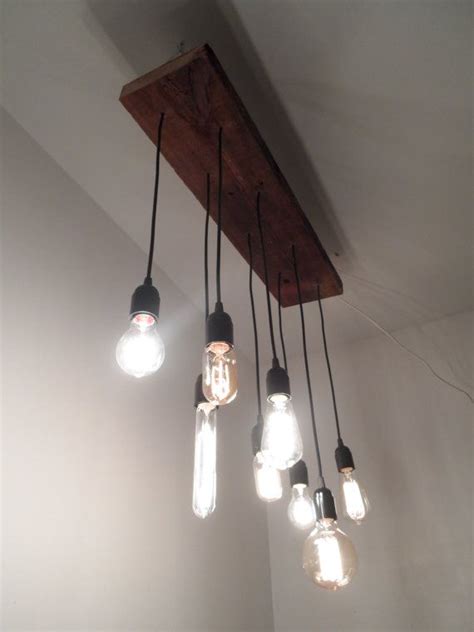 8 Edison Bulb Industrial Chandelier Pendant By Hangoutlighting
