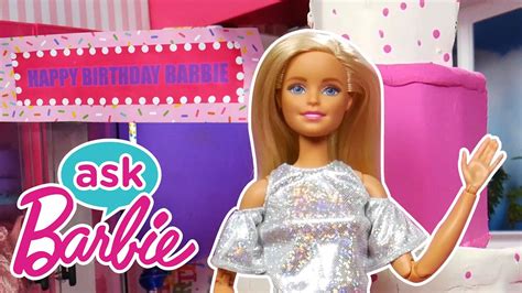 Barbie Ask Barbie About Her Birthday Youtube