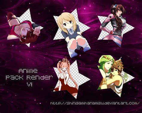 Anime Pack Render Vi By Shinigamihanamisu On Deviantart