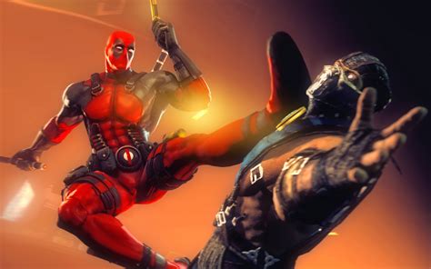 Deadpool Marvel Comics Hero Wallpaper For Widescreen Desktop Pc