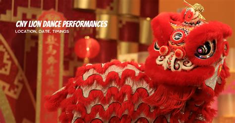 Where To See Lion Dance Performances For Cny 2023