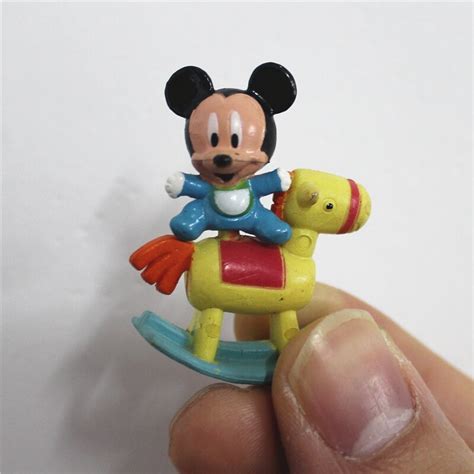 36piece 4cm Cute Baby Mickey Ride A Horse Figure Toys
