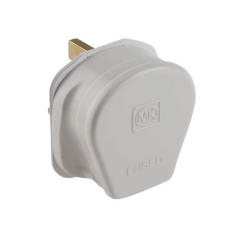 Mk 646whi 13a Standard Safety Plug 3 Pin Standard In White