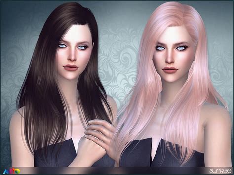 Apachii sky hair and ks hairdos. Anto - Sunrise (Hair) - Sims 4 Mod Download Free
