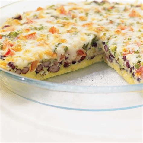 Mexican Style Black Bean Frittata Ricardo Recipe Vegeterian