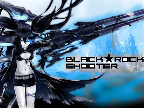 Wallpaper Anime Girls Black Rock Shooter Kuroi Mato Strength Black