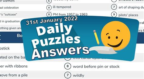 7 Little Words Daily And Bonus Puzzle Answers 31st January 2022