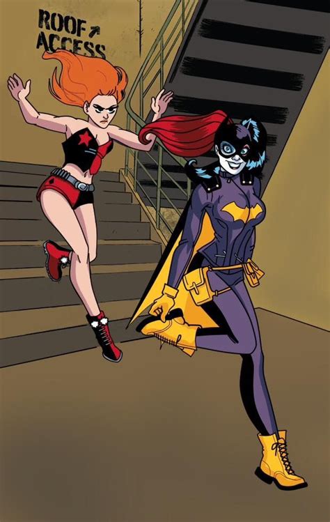 Batgirl Harley Quinn Tirinhas Dc Livros De Quadrinhos Vilãs
