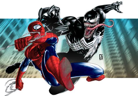 Spider Man Vs Venom By Peejaycatacutan On Deviantart