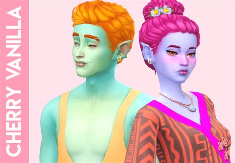 Pixelores Organic Hairline In Noodles Sorbets Remix Sims Hair