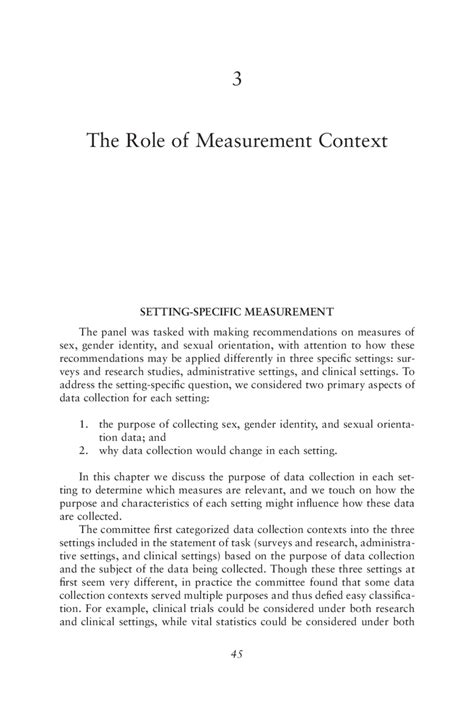 The Role Of Measurement Context Measuring Sex Gender Identity And