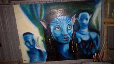 Neytiri Painting By A Kenyan Artist Kenyan Artists Artist Painting