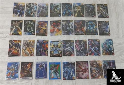 Gundam Package Art Collection Wafer Card Complete Types Set Bandai