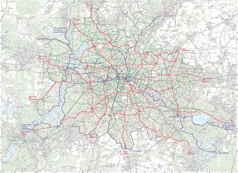 Map Of Berlin Bike Paths Bike Routes Bike Stations Cycling Route