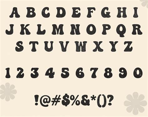 Retro Font Groovy Font For Cricut Vintage Font Svg Cricut Etsy New