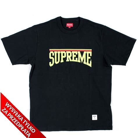 Supreme T Shirt Arch Ss Top Tee Black Clothes And Accesories T