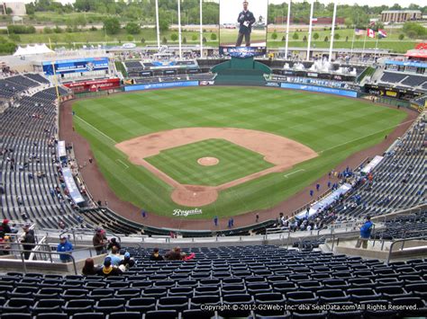 Seat View From Section 421 At Kauffman Stadium Kansas City Royals