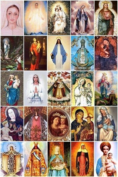cuantas virgenes existen en todas las religiones actuales