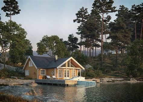 Scandinavian Cabin Houses On Behance