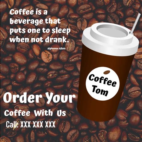 Coffee Ad Template Postermywall