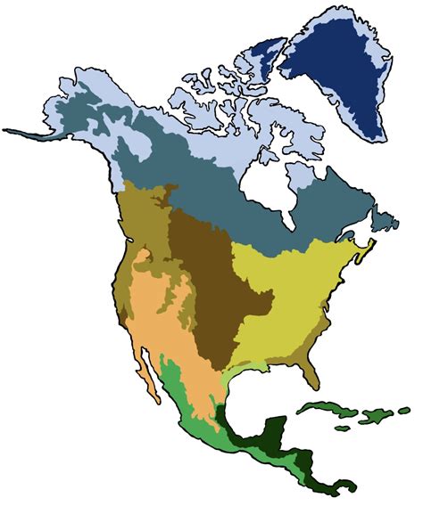 North America Biome Map Design File Montessori Grasshopper
