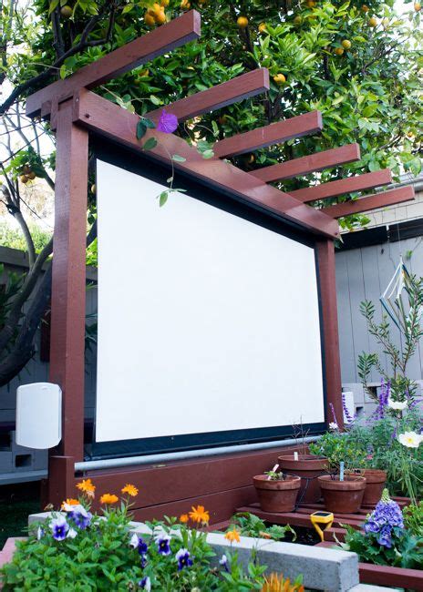 It s a time for backyard celebrations, family members outings, as well as great deals of wonderful hammock lounging. DIY Outdoor Movie Theater | The great outdoors | Pinterest ...