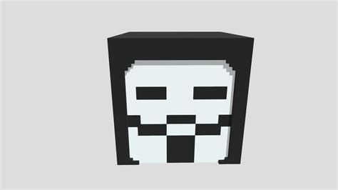 Minecraft Hacker Head Download Free 3d Model By Cpearce1010 13db154