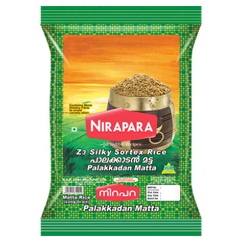 Buy Nirapara Palakkadan Matta Rice 20 Lbs India Cash Carry Sunnyvale