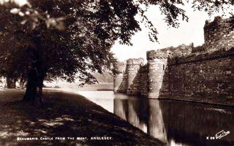 Beaumaris Castle Anglesey Postcards Vintage Postcards Postcard