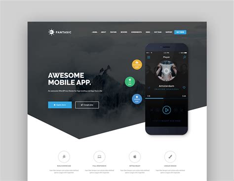 Discover 900+ app landing page designs on dribbble. 20+ Best Mobile App Landing Page Template Designs (2020 ...